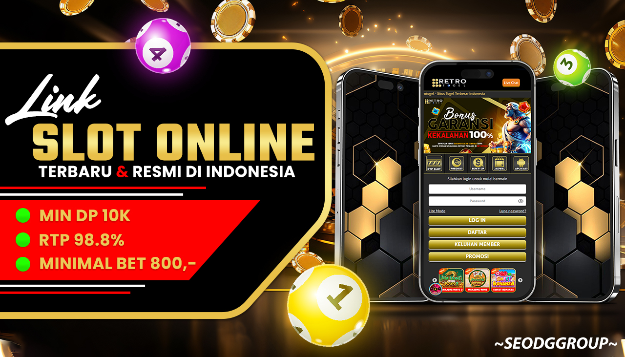 Link Slot Gacor Terbaru 2024 di Retrotogel dengan Min Bet 800 Perak